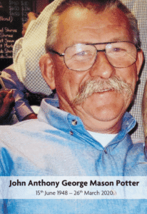 Funeral Notices | Funeral Notice John Anthony George Mason Potter - Funeral Directors Melbourne - Greenhaven Funerals